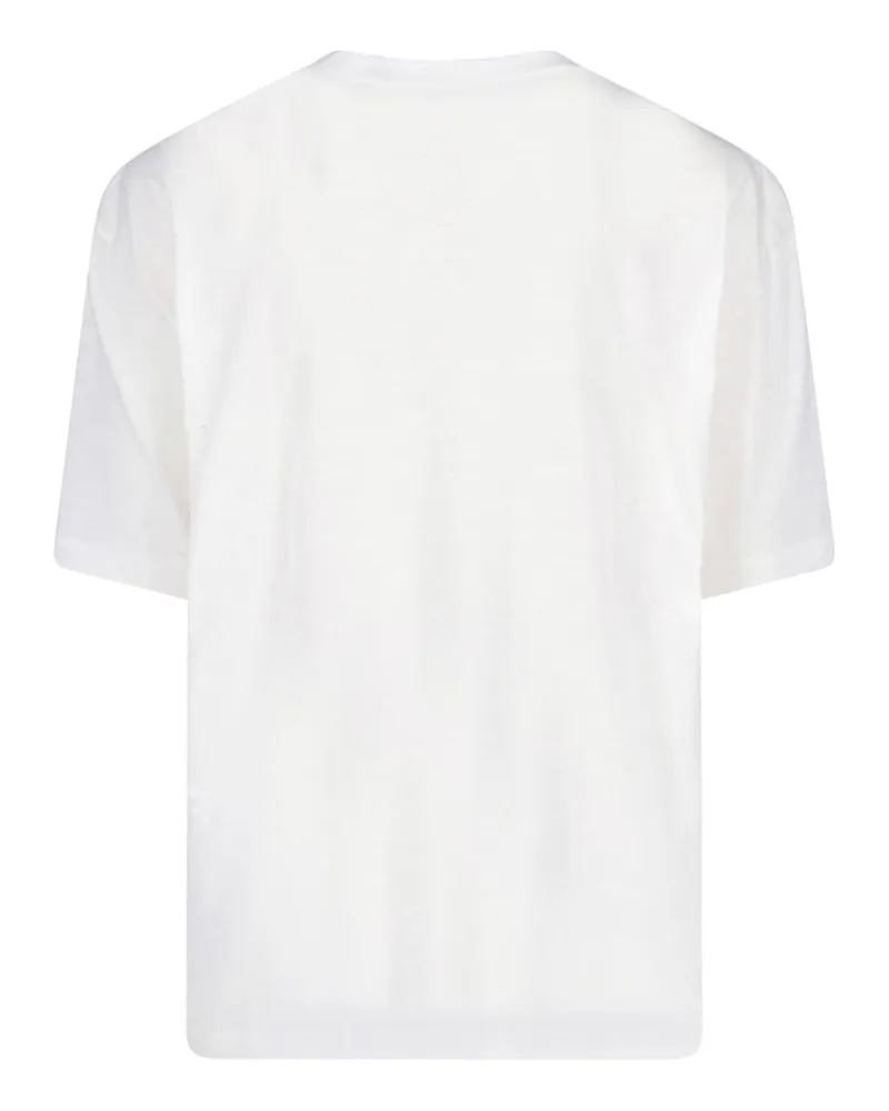 Maison Margiela Men's T-Shirts And Polos White Cotton White