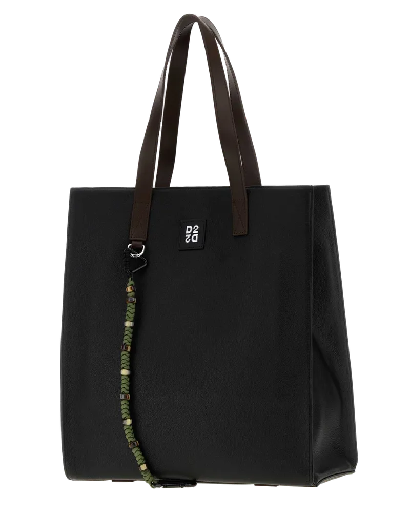 Dsquared2 Upside Down Calfskin Leather Tote Bag M038