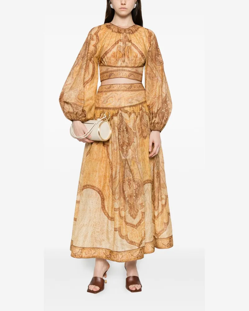 Zimmermann Wanderlust Blouse — Mustard Mustard