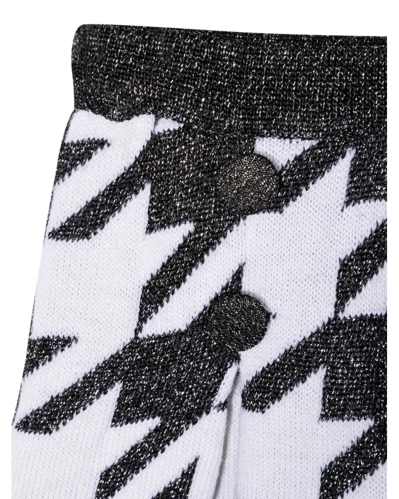 Simonetta Acetate Blend Bermudas — Black Black