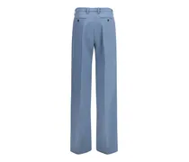 Cotton Chino Trousers — Blue