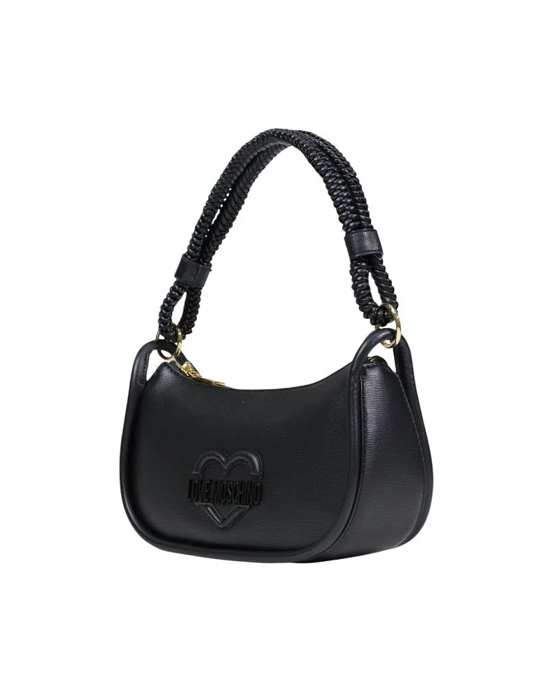 Moschino Women's Black Polyethylene Handbag Bag Black
