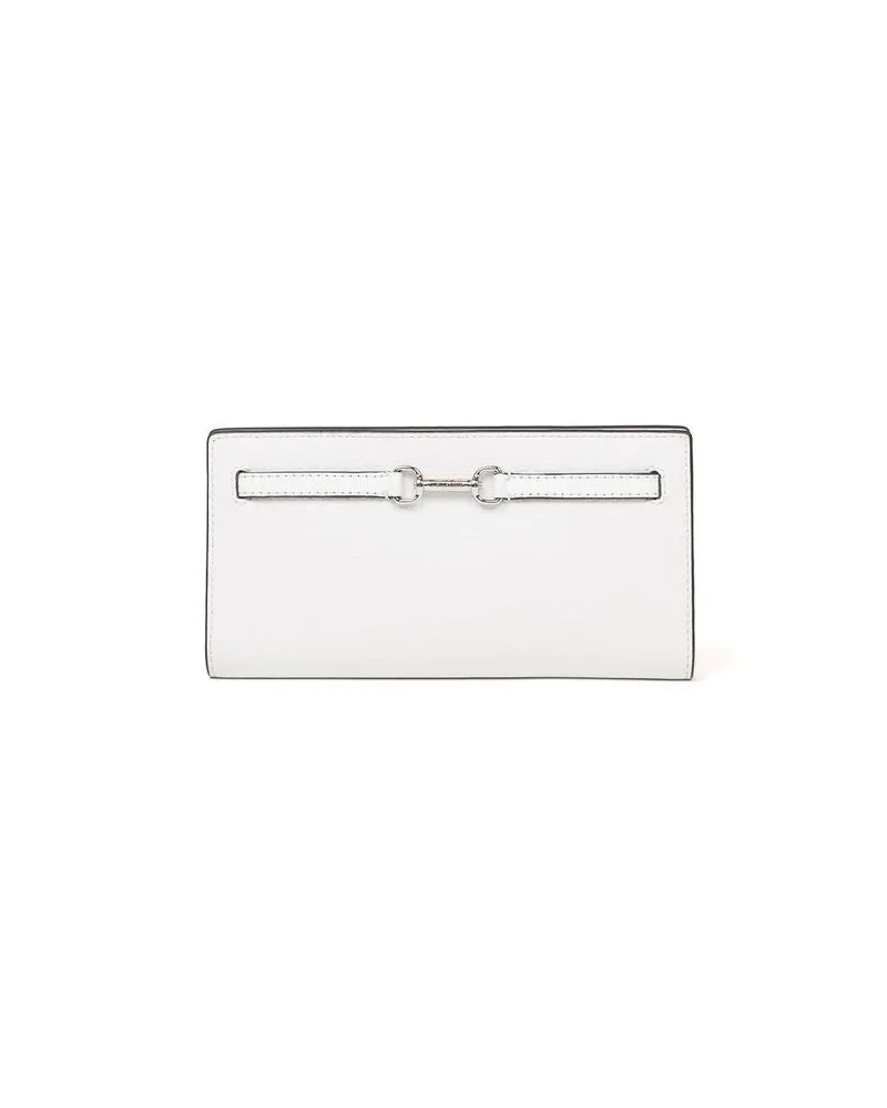 Michael Kors Women's Wallet Optic White Cowhide Bags White