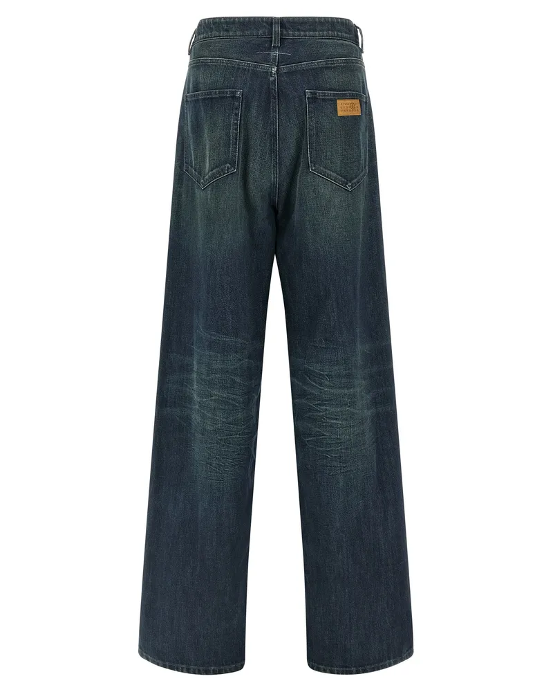 Maison Margiela Men's Blue Cotton Jeans Denim Clothing Blue