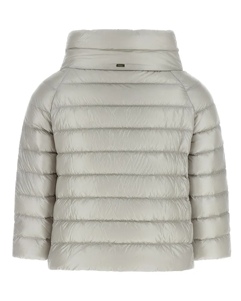 Herno Women's Gray Polyamide Coat Clothing Gray