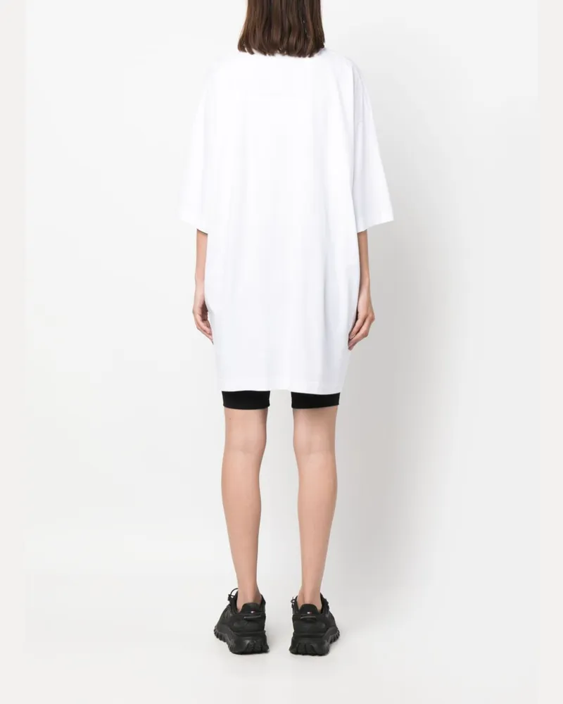 VETEMENTS Logo-Print Cotton T-shirt — White White