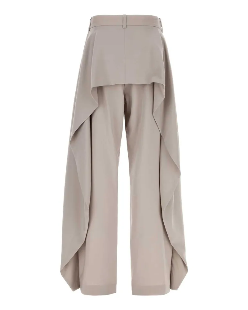 Loewe Wool Trousers — Taupe Taupe