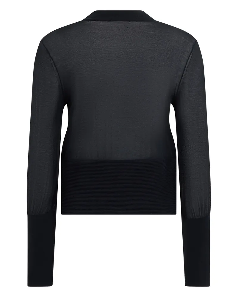 Frame Denim Women's Sweater Lightweight Knit Black Cotton Black