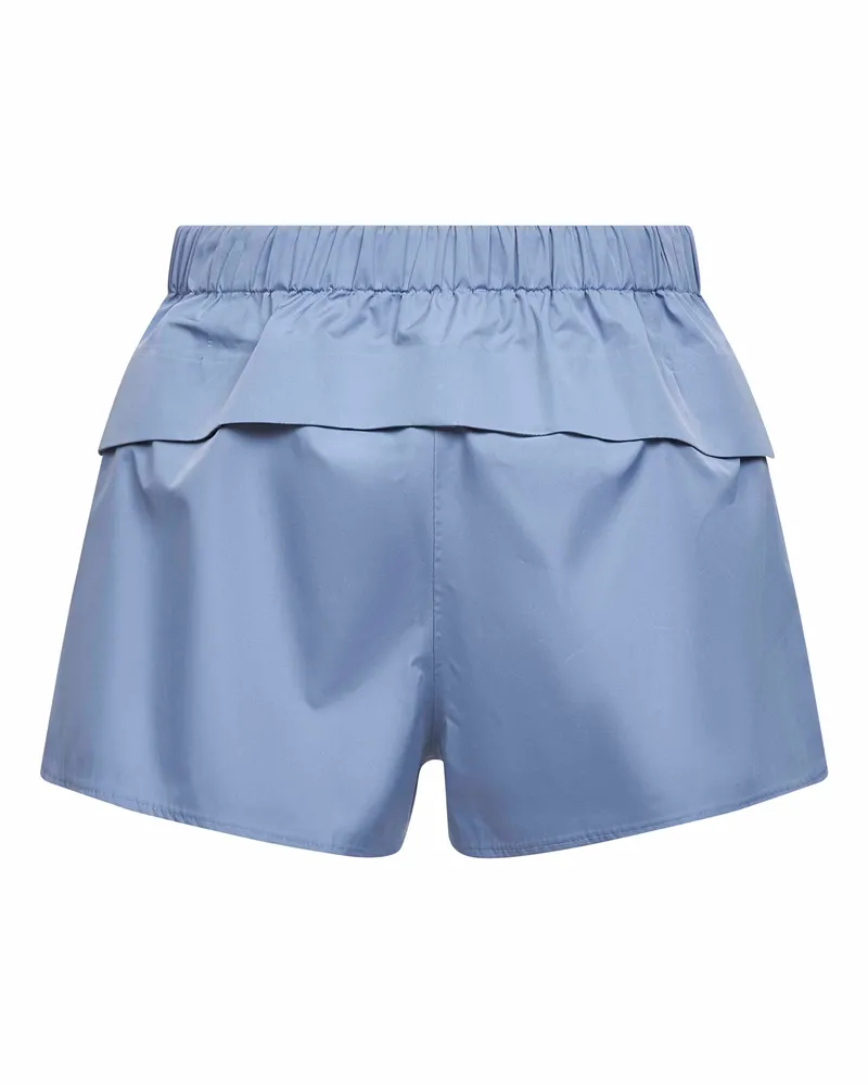 Prada Technical Canvas Cargo Shorts — Blue Blue