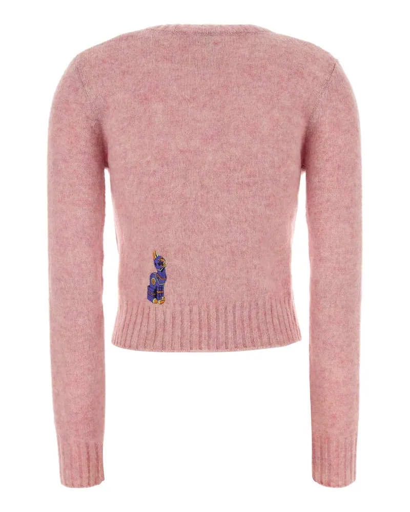 Loewe Pink Exterior: Wool Maglieria Sweater Pink
