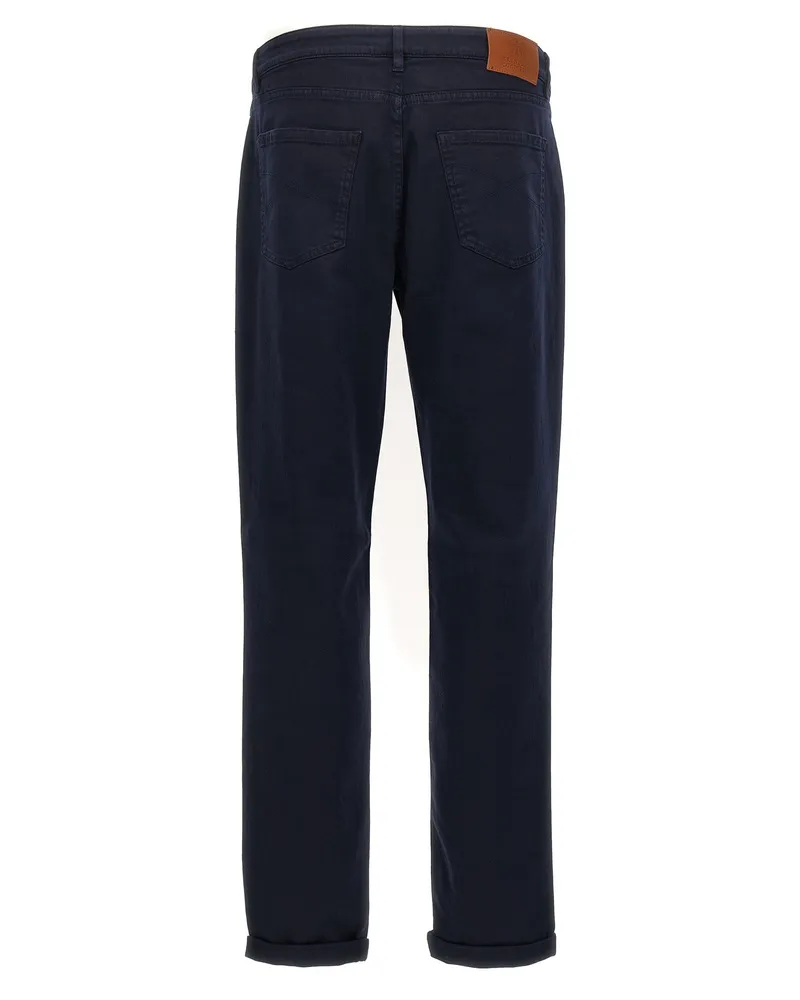 Brunello Cucinelli Men's Blue Cotton Jeans Denim Clothing Blue