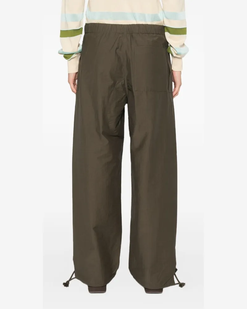 032c Wide-Leg Cotton Cargo Pants — Army Green Army