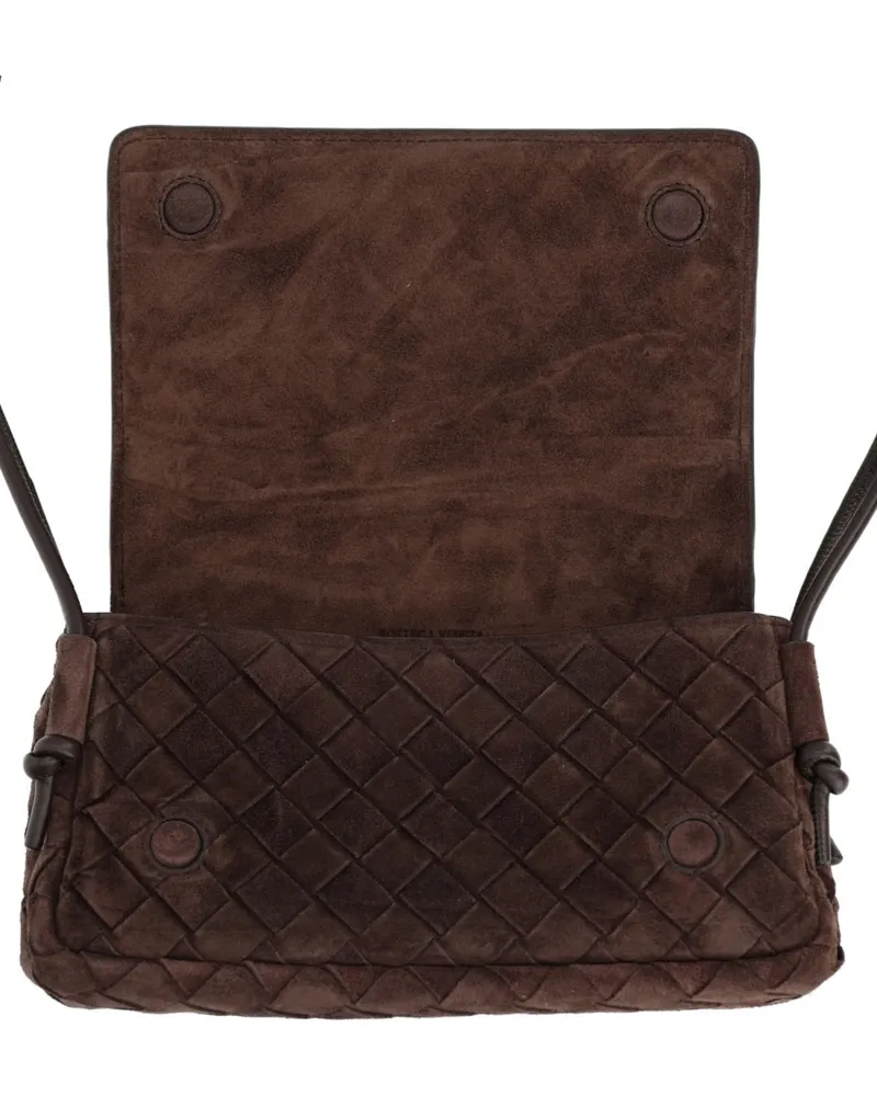 Bottega Veneta Women's Shoulder Bag Notturno Brown Leather Brown