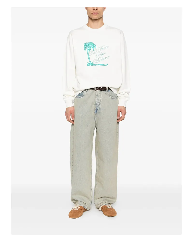 Drôle de Monsieur Offwh Sweatshirt — White White