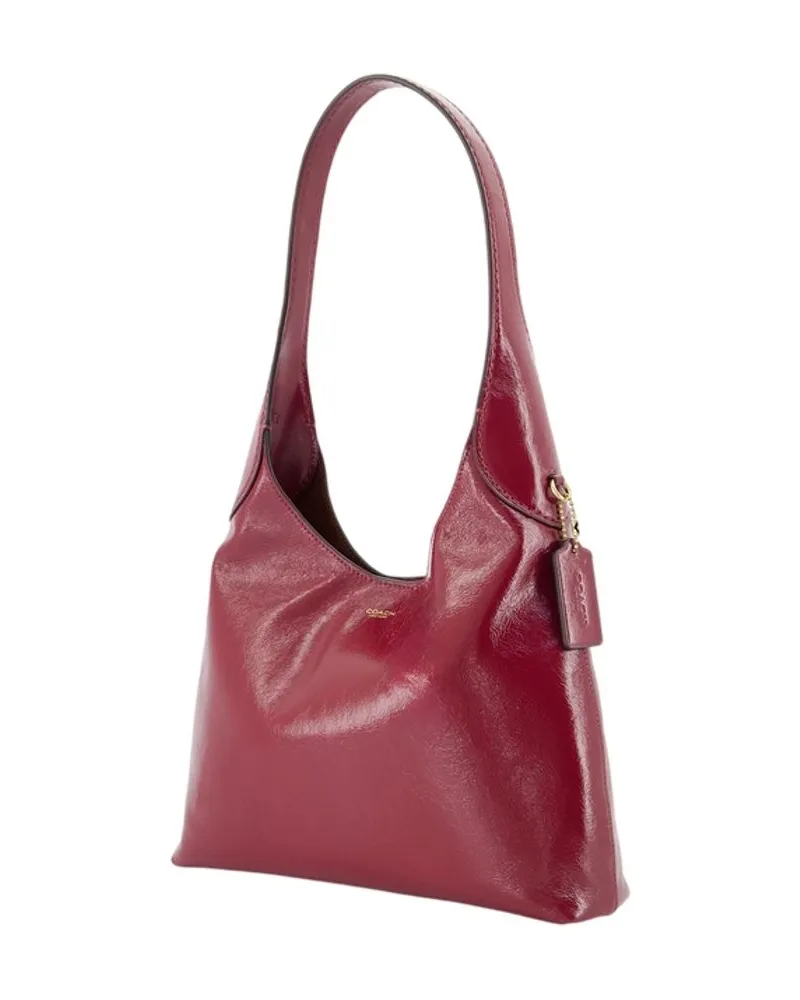 Coach Leather Shoulder Bag — Red Red