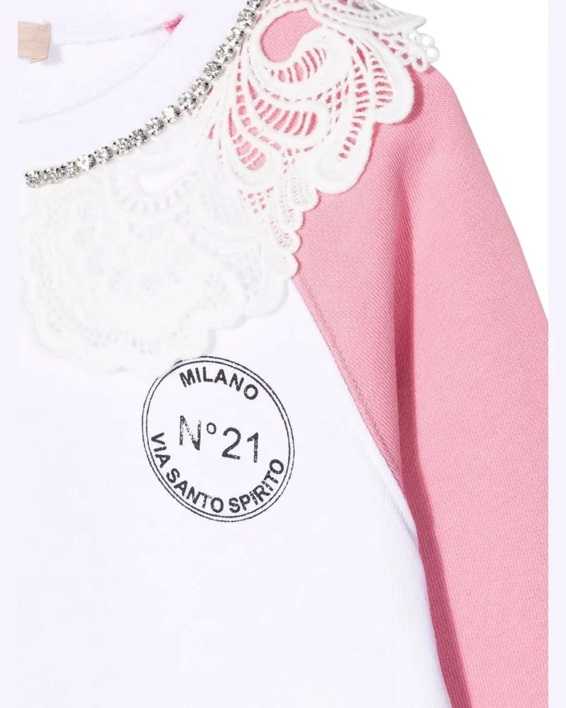 N° 21 Cotton Sweatshirt — White White