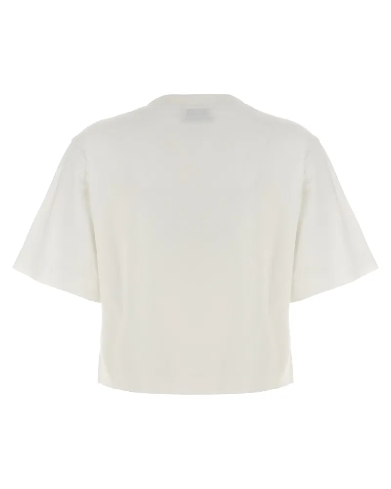 OFF-WHITE Women White Cotton T-Shirt White