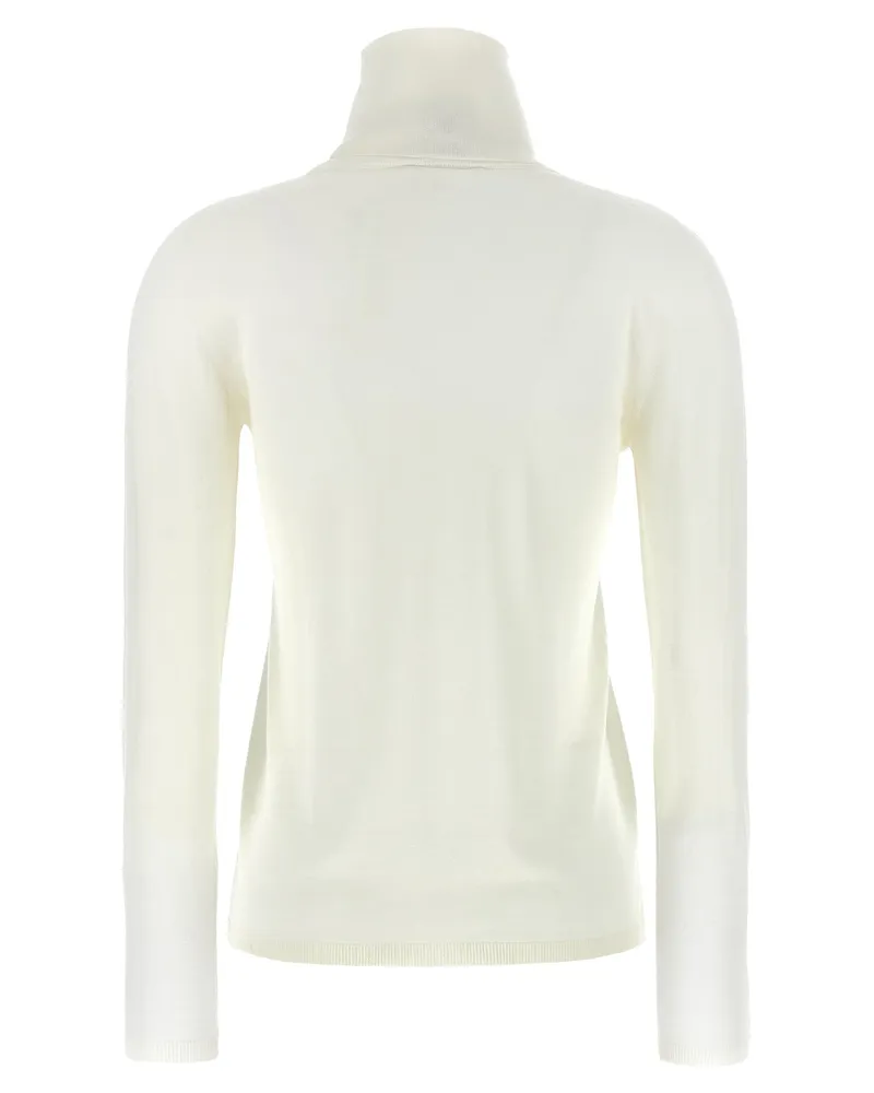 Max Mara Women's White Virgin Wool Cardigan Clothing White