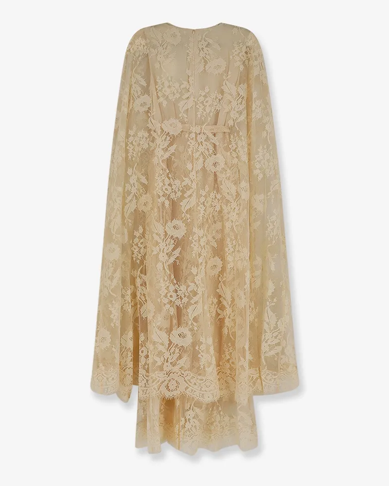 Zimmermann Women's Maxi Dress Valiant Lace Beige Polyamide Beige