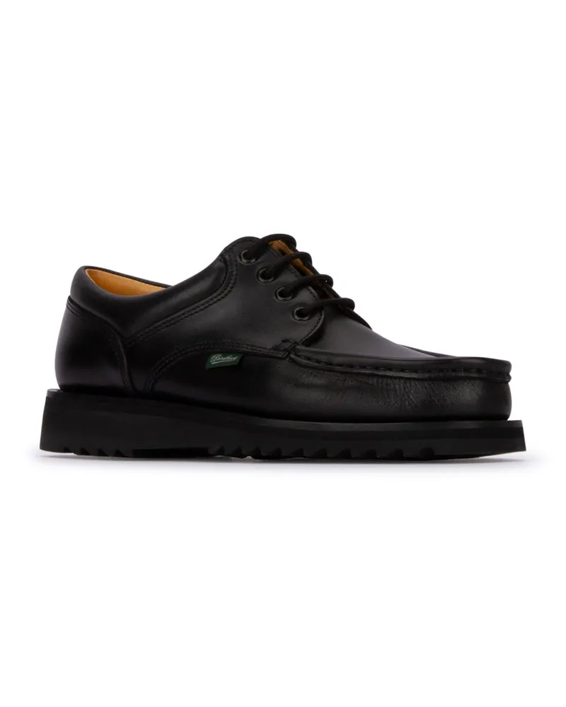 Paraboot Thiers Lace-up Flat — Black Black