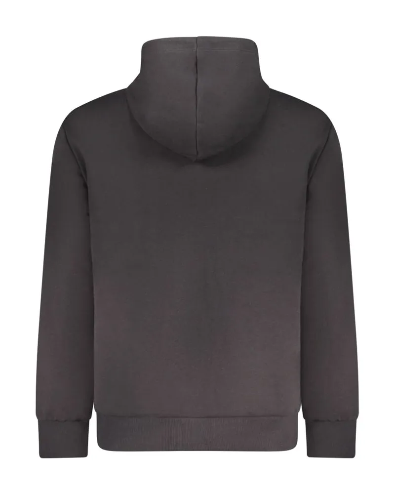 Timberland Logo-Print Cotton Hoodie — Black Black