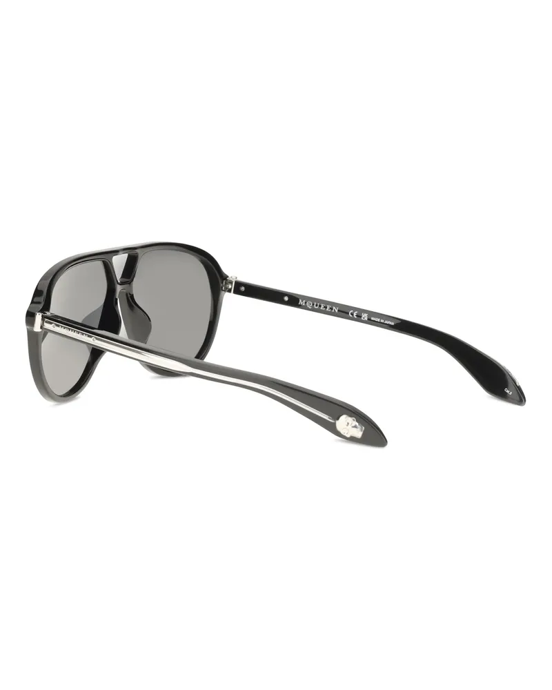 Alexander McQueen A009SAJ0749 Sunglasses — Black Black