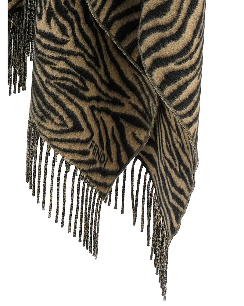 Fendi Cape — Beige Beige