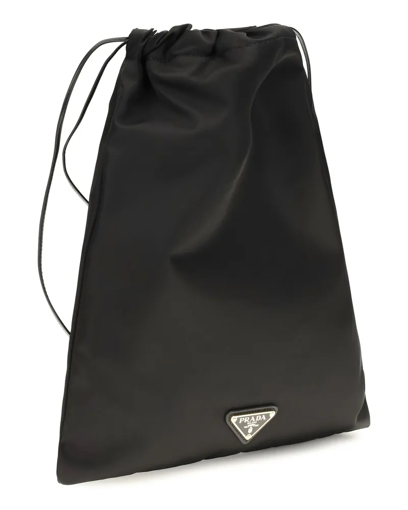 Prada Women's Wish Re-Nylon Clutch Nero Polyamide Clutches Black