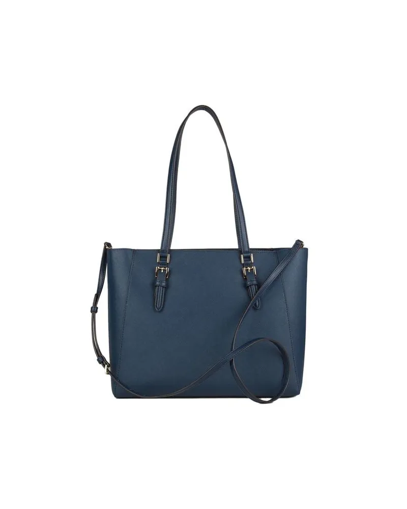 Michael Kors Women's Tote Navy 88.coated Canvas Polyester Tote-bags Navy