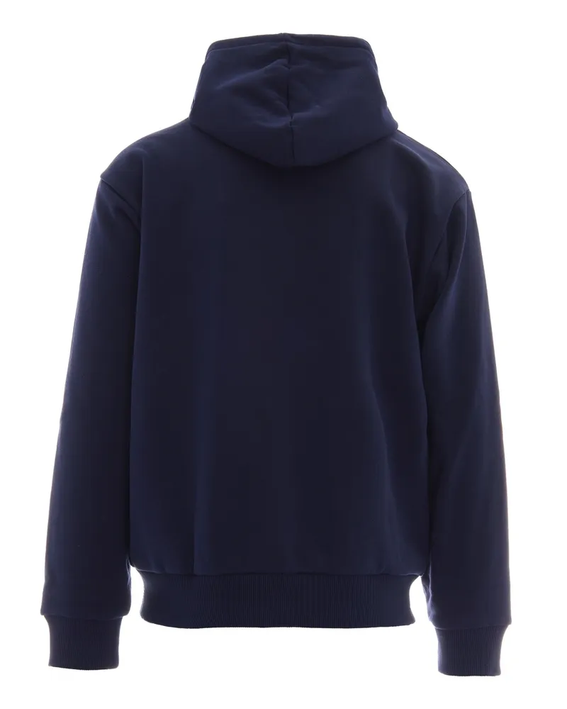 Lacoste Men Hooded Sweatshirt Navy Blue Cotton Sweatshirts Sweater Navy
