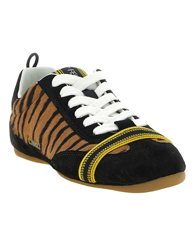 Fendi Wrap Sneaker — Brown Brown