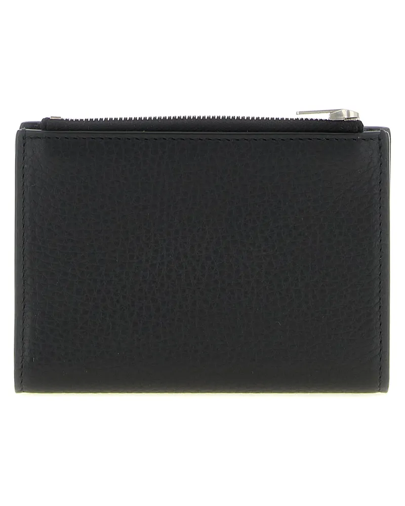 Saint Laurent Men's Black Calfskin Wallet Black