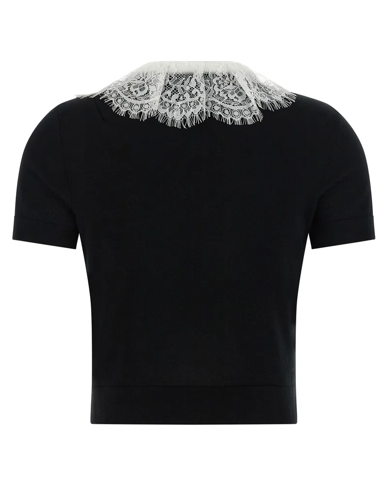 Self-Portrait Women's Bicolor Wool Blouse Bicolor