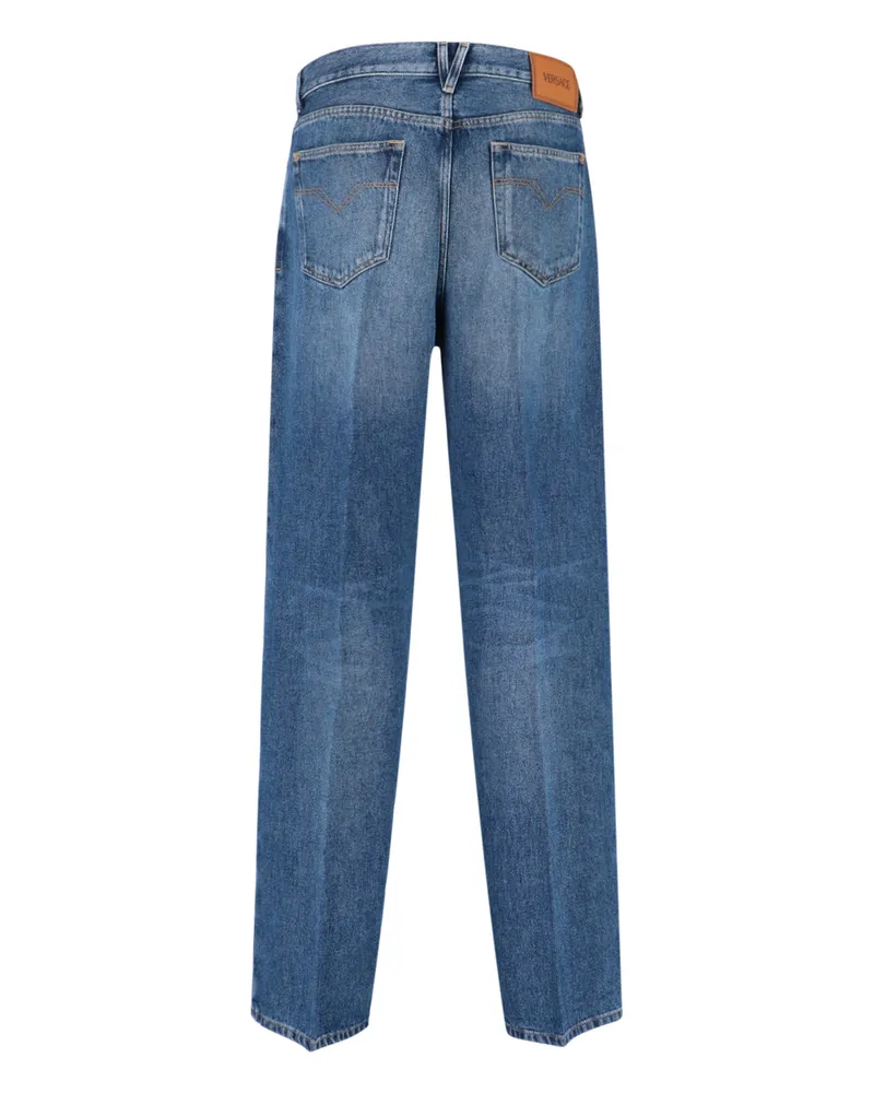 Versace Men's Jeans Blue Lyocell Blue