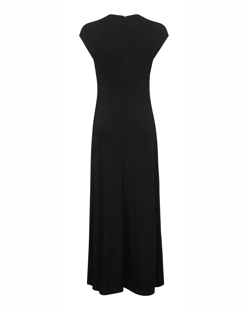 Totême Women's Long Jersey Dress Black Viscose Black
