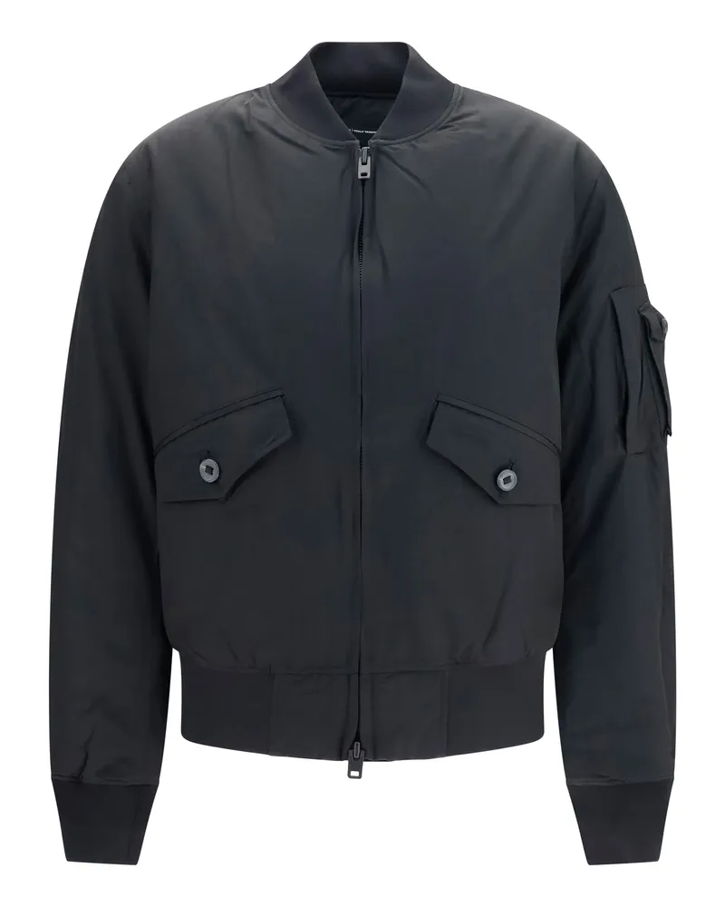 adidas Nylon Bomber Jacket — Black Black