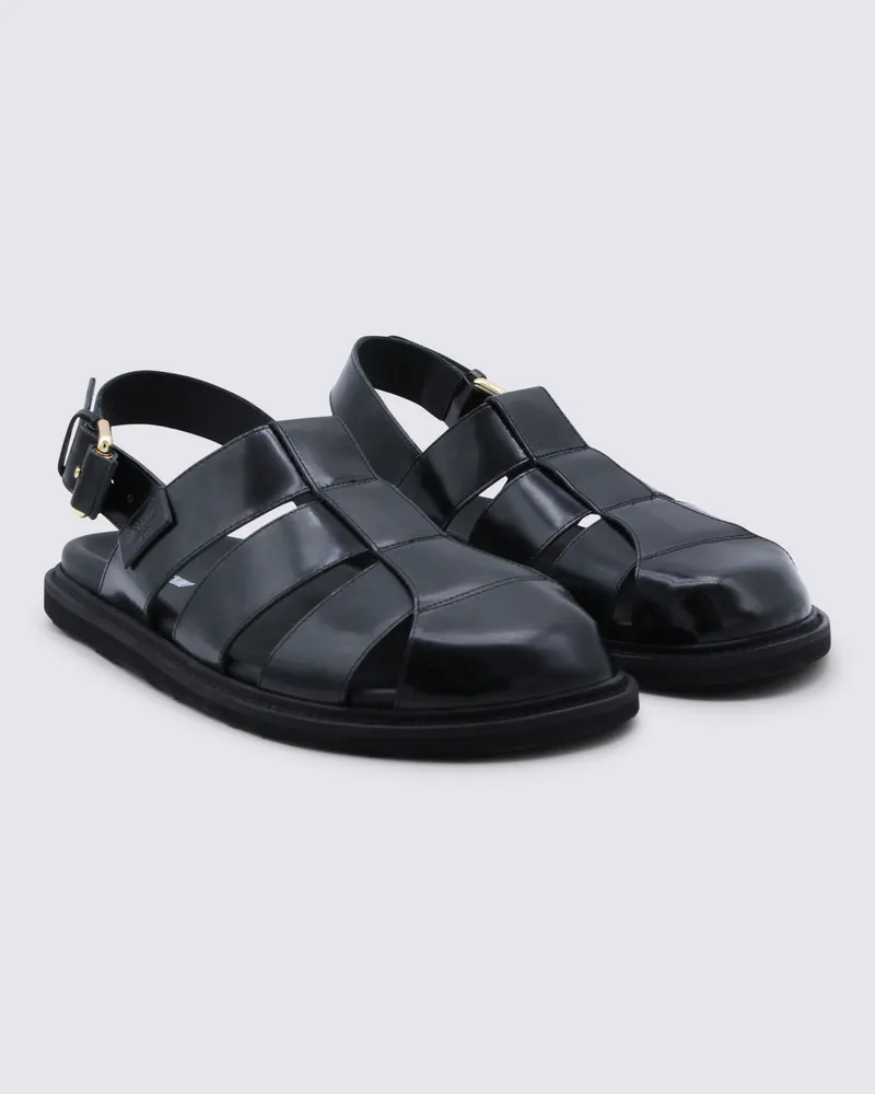 Moschino Men's Sandals Black _cover Le Sole El Black