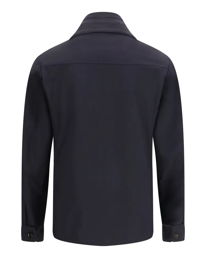 MOORER Men's Jacket Volmer Dark Blue Polyamide Navy