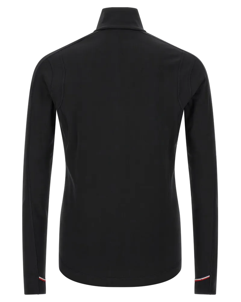 Moncler Technical Polartec® Power Grid® Sweatshirt — Black Black
