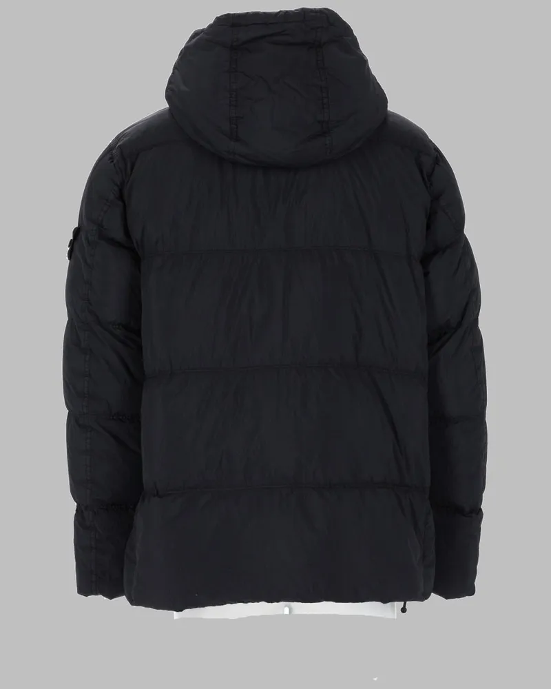 Stone Island Piumino Crinkle Reps Down Jacket — Blue Blue