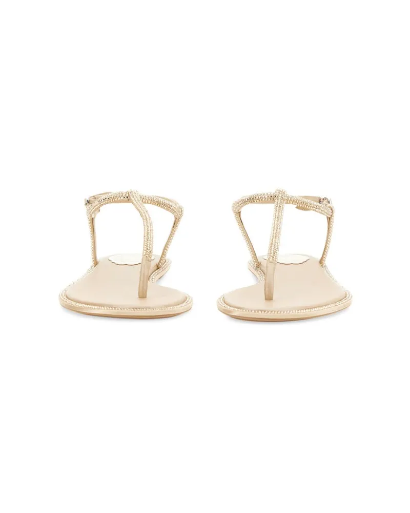 René Caovilla Diana Sandal — Beige Beige