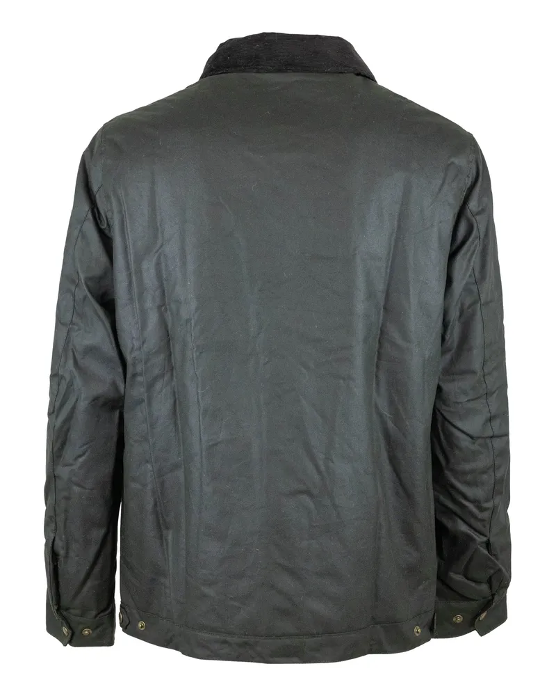 Barbour Men's Waxed Cotton Jacket Workers Wax Sage Gray