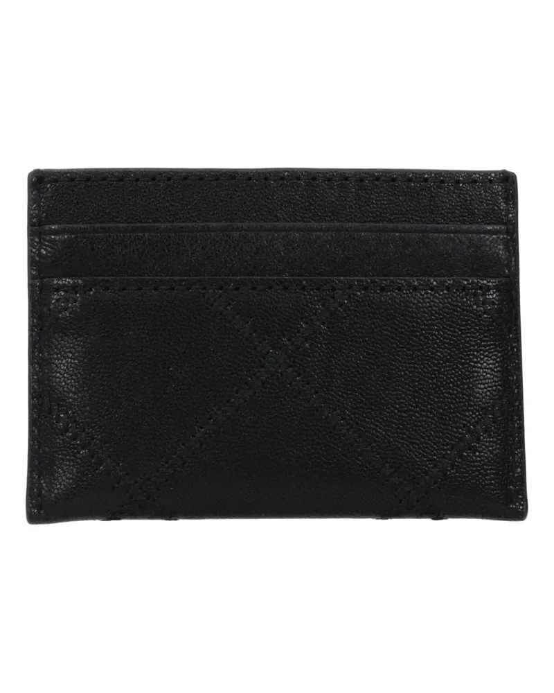 Tory Burch Leather Card Case — Black Black