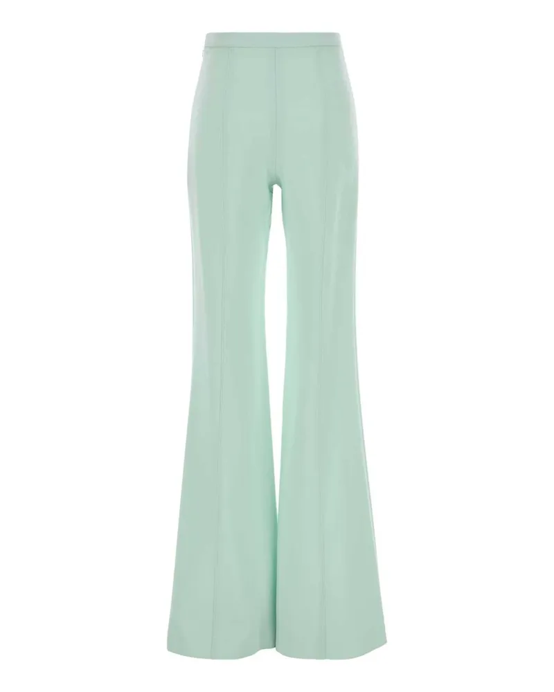 COSTARELLOS Crepe Trousers — Green Green
