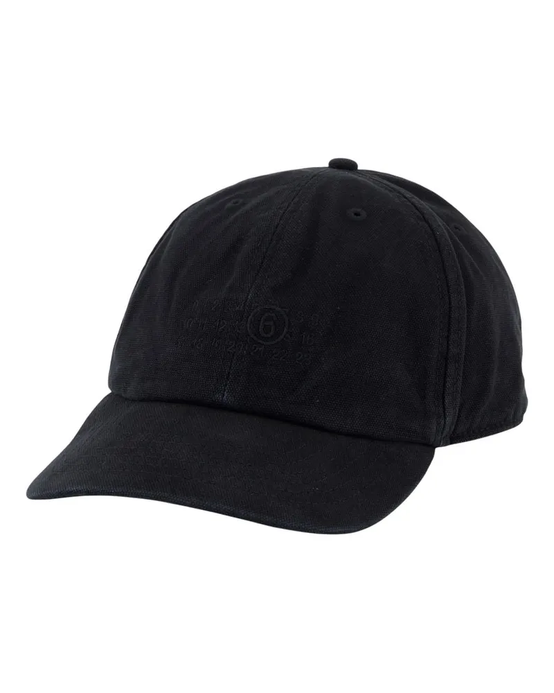 Maison Margiela Men's Cap -  Cotton Black Accessories Hats Black
