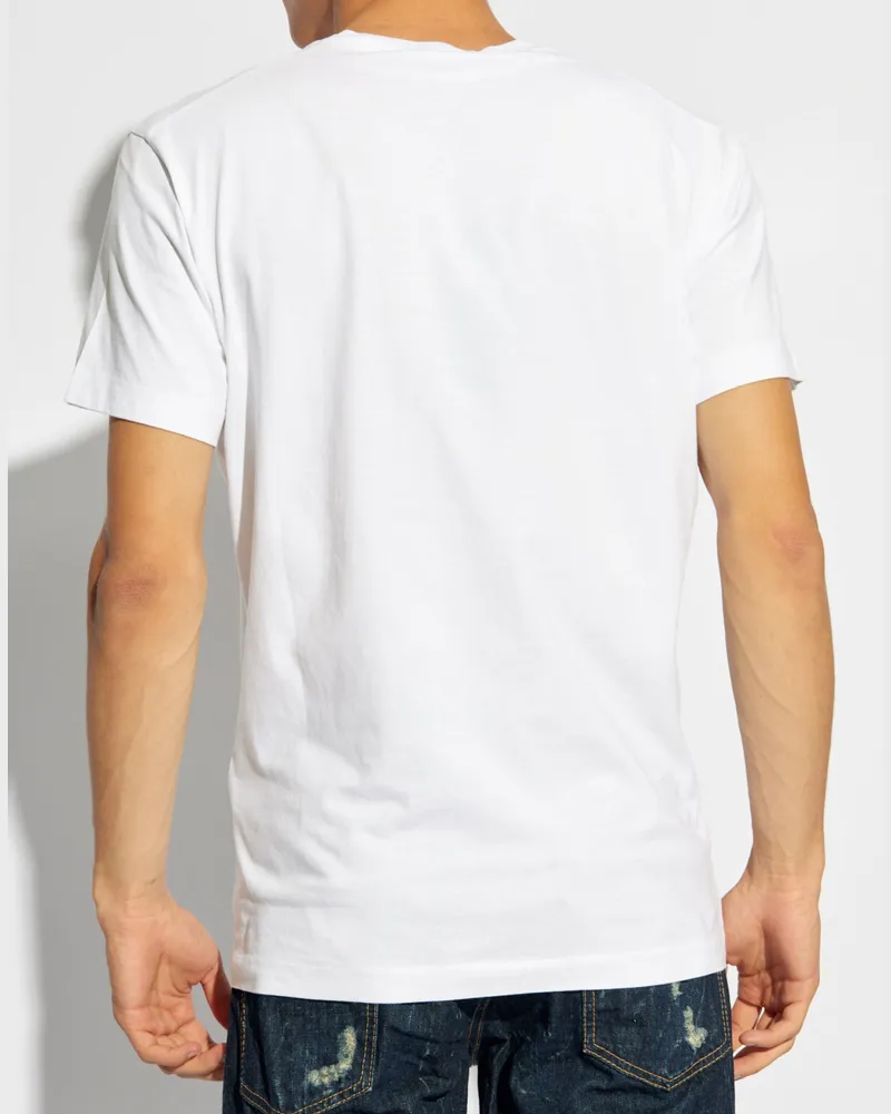 Dsquared2 Men's Cool Fit Logo T-Shirt White Clothing > Polo & T-Shirts White