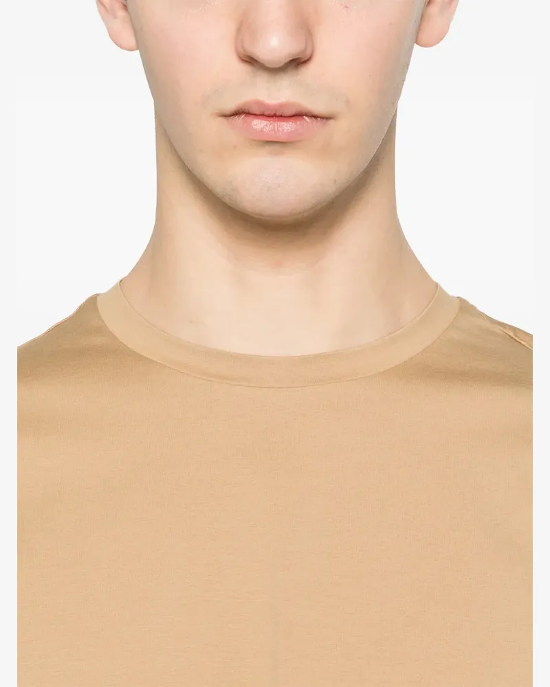 Herno Men's Round-Neck T-Shirt Ss26 M Beige