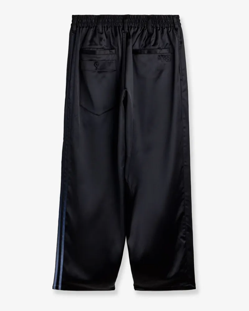 adidas Men's Technical Fabric Wide-Leg Trousers Black Recycled Polyester Black