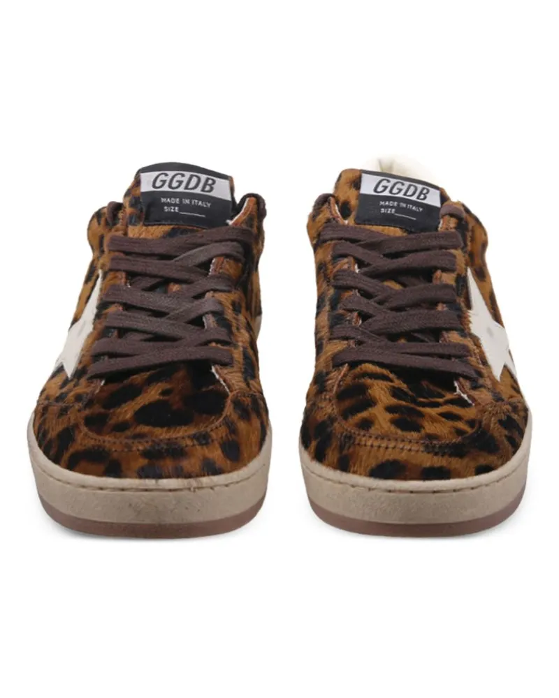 Golden Goose Ball Star Sneaker — Brown Brown