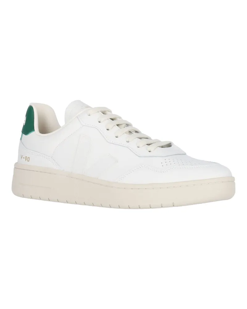 VEJA Men's Sneakers White Upper: Organic Traced Leather White